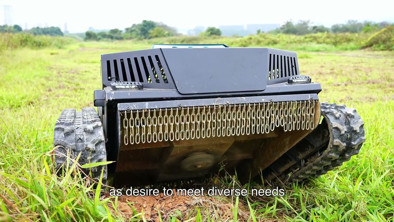 Koham Remote Control Lawn Mower: Effortless on Any Terrain!