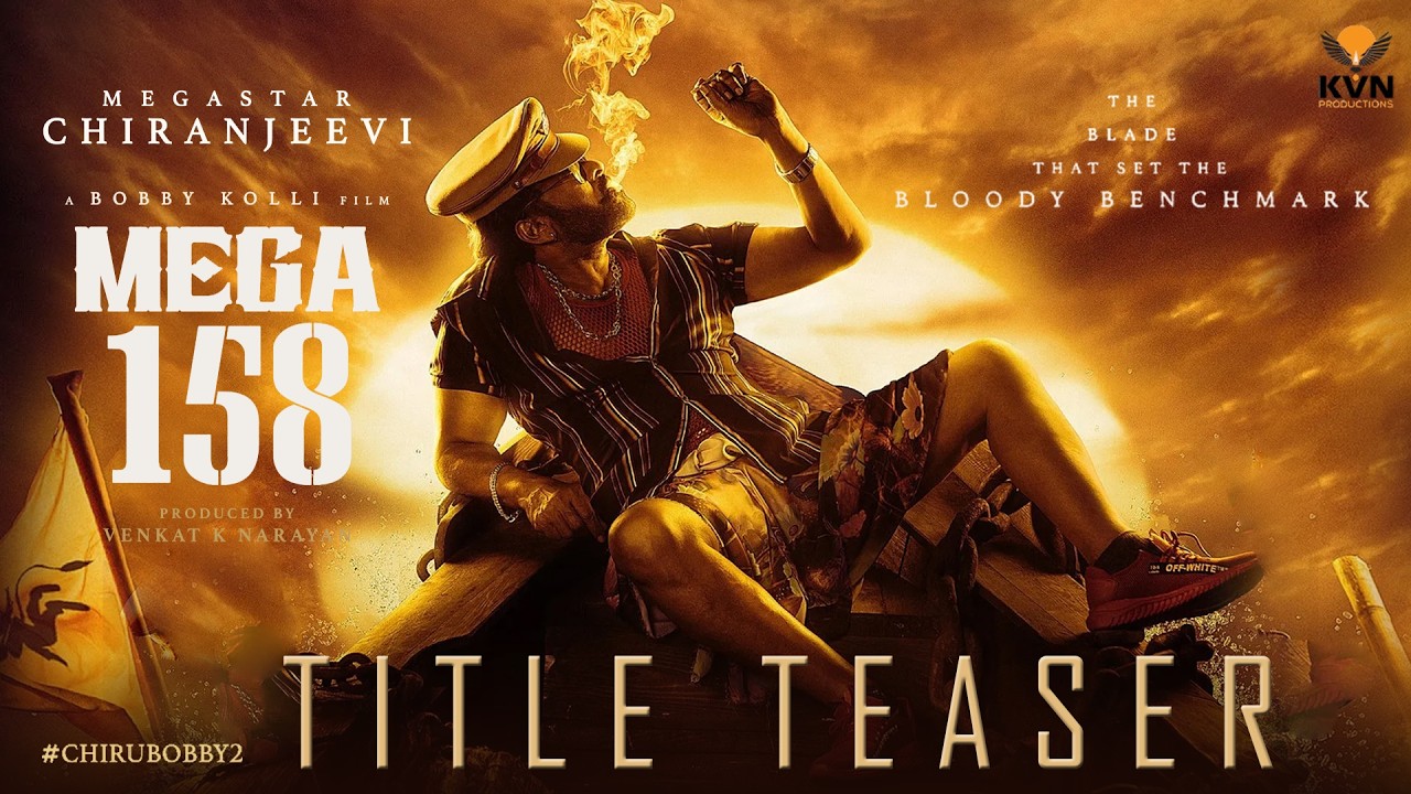 #MEGA158 - Title Teaser | Megastar Chiranjeevi | Anaswara Rajan | SS Thaman | Bobby Kolli