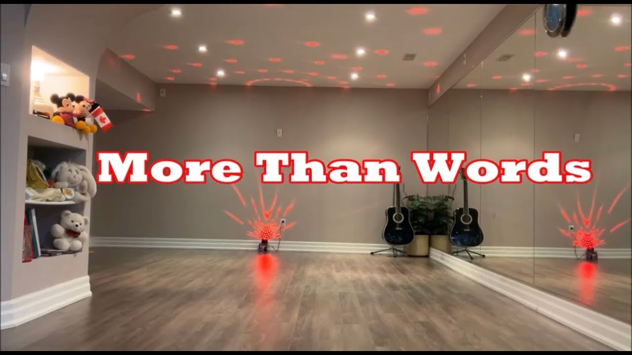 More Than Words line dance (Dance & Teach)