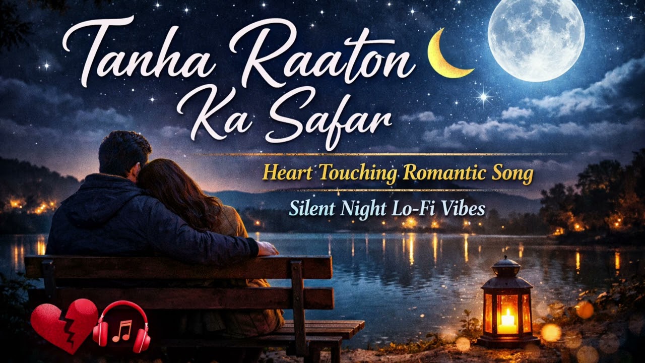Tanha Raaton Ka Safar 🌙 | Heart Touching Romantic Song | Silent Night Lo-Fi Vibes
