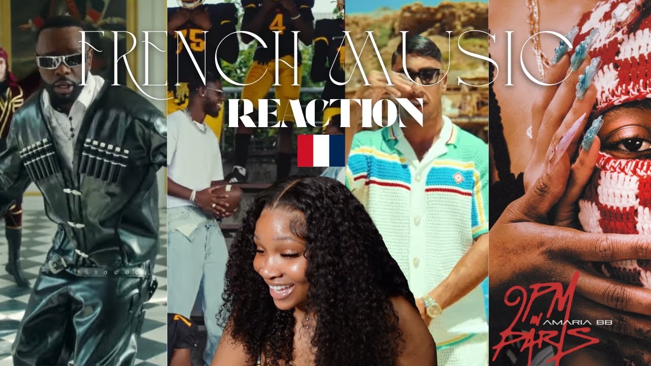FRENCH MUSIC REACTION 🇫🇷 | GIMS, MAES, AYA NAKAMURA + MORE