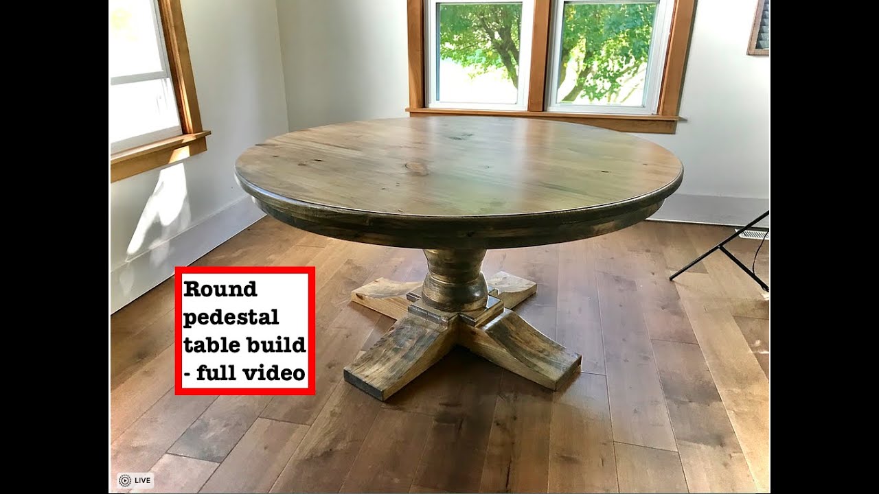 Pedestal Dining Table Build