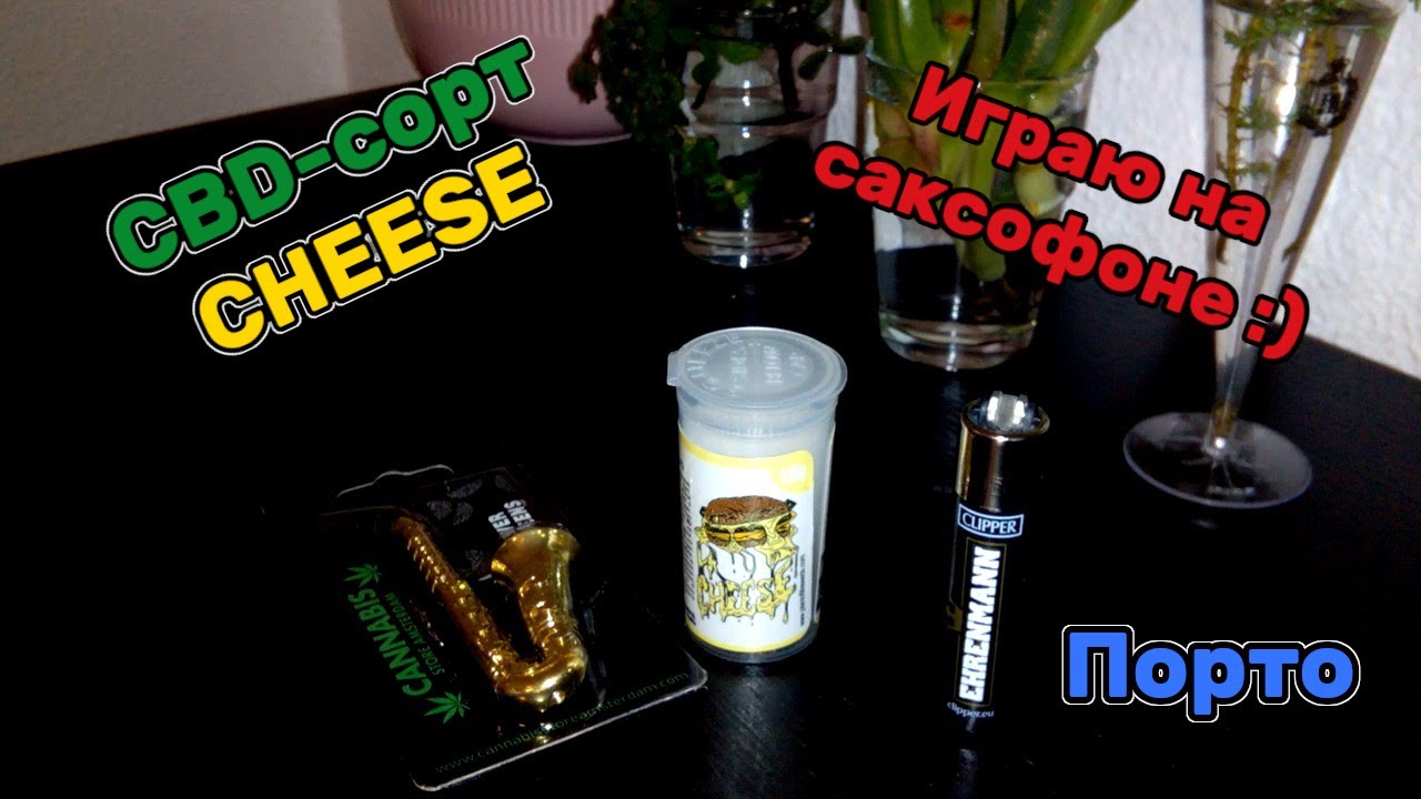 Дегустация CBD-сорта Cheese и обзор трубки-саксофона. Привет из Порто :)