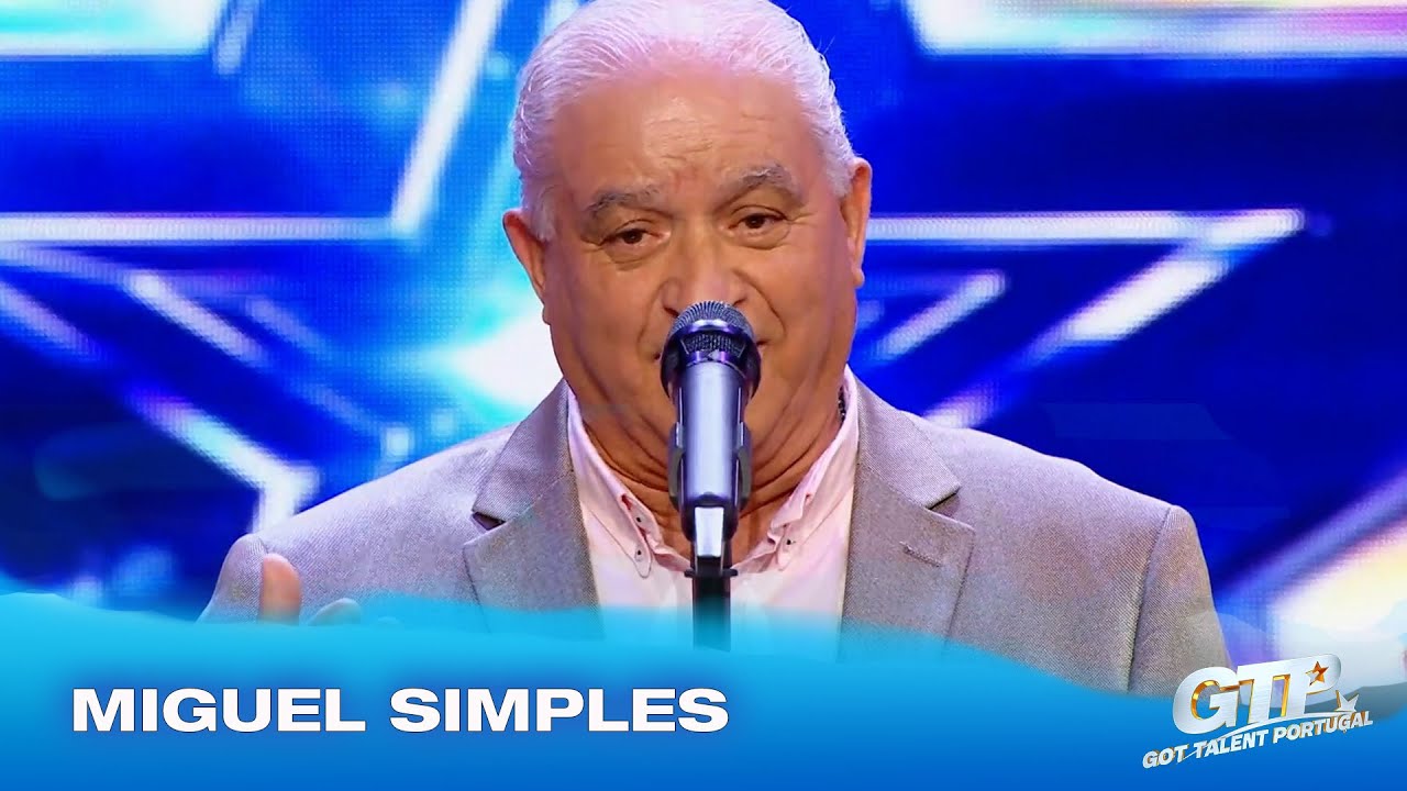 Miguel Simples a cantar com muitas alma o fado “A Rosa Amarela”  | Audições|Got Talent Portugal 2025