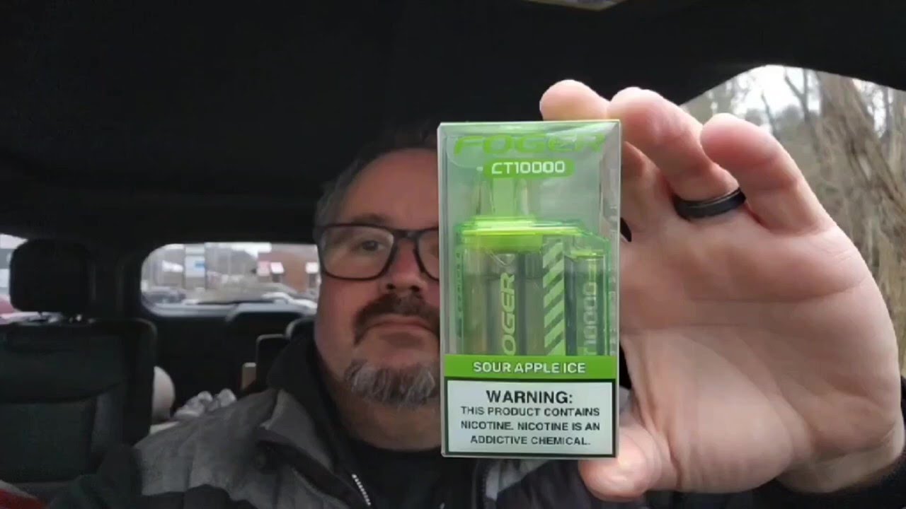 Foger CT10000 Sour Apple Ice Review By @Disposabledad *21+*