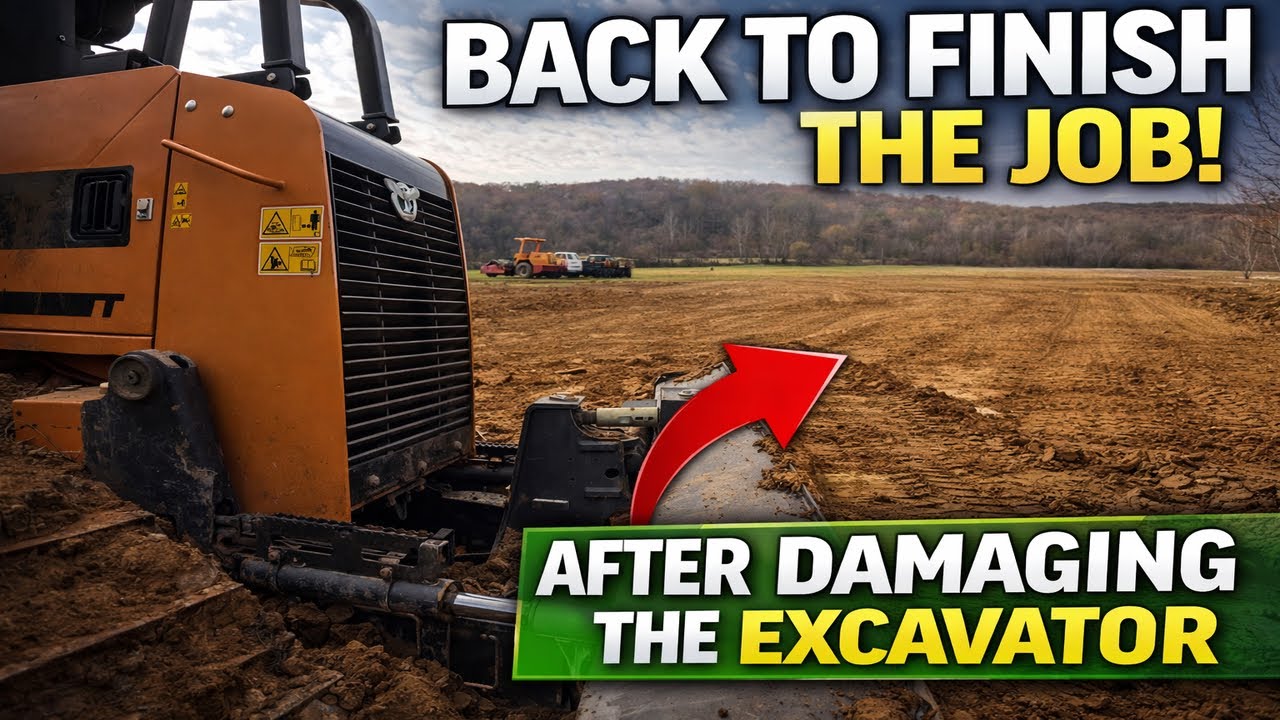 We’re Back to Finish the Pad After the Excavator Incident
