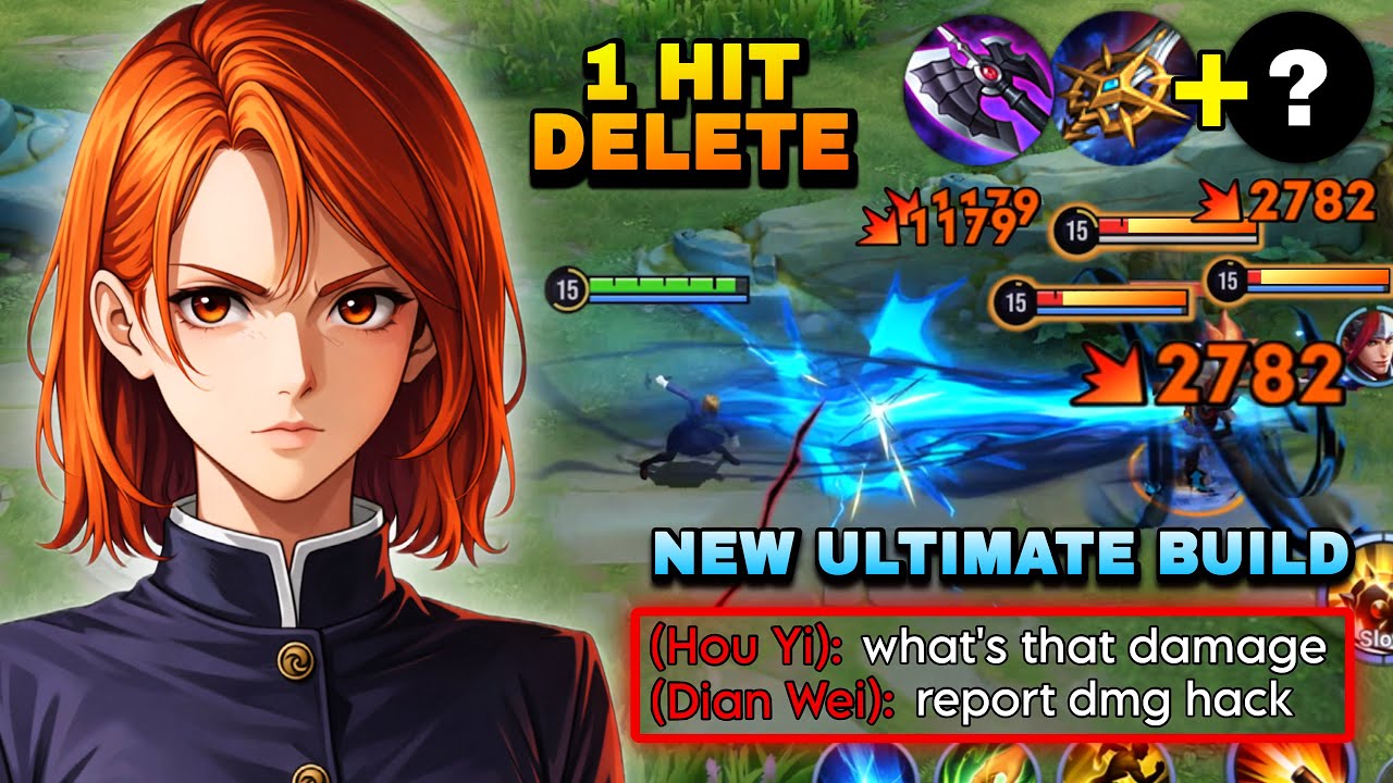 TOP 1 LADY SUN NEW ULTIMATE 1 HIT DELETE BUILD FOR SOLO RANK IN GRANDMASTER! | HONOR OF KINGS