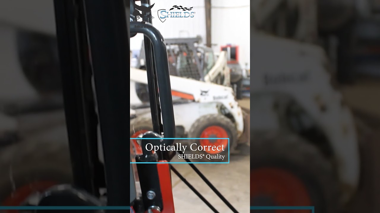 SHIELDS Windshields - Bobcat with a great seal!  #shieldswindshields #bobcatskidsteer #supercoat