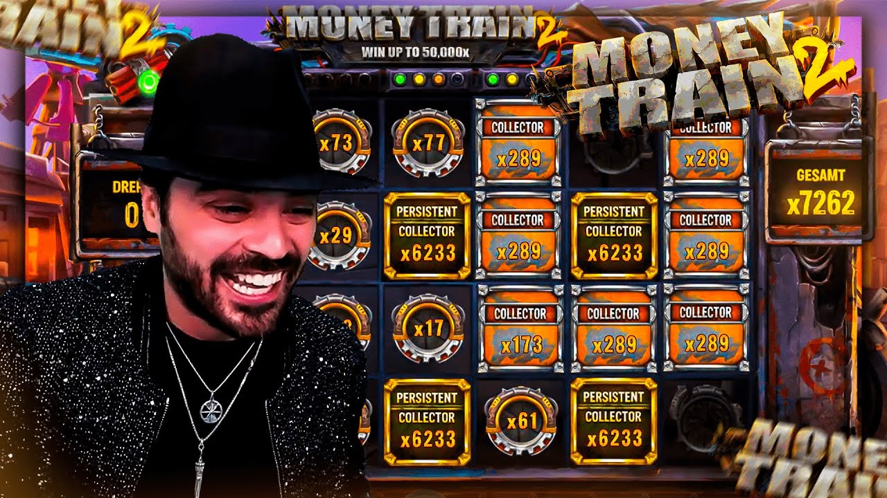 Streamer Crazy Huge Win on Money Train 2 slot - Top 5 Best wins of the week slots