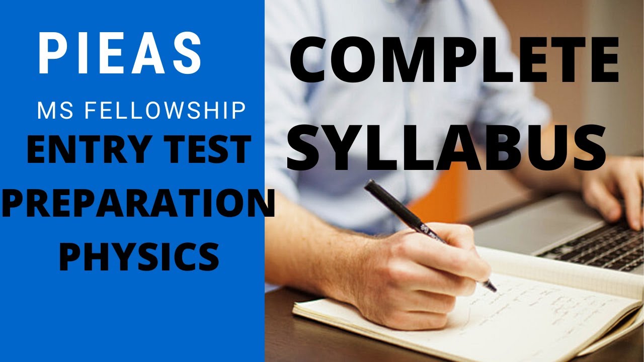 PIEAS MS FELLOWSHIP TEST PHYSICS GUIDLINES | LECTURE # 04 | TEST PREPARATION GUIDLINES