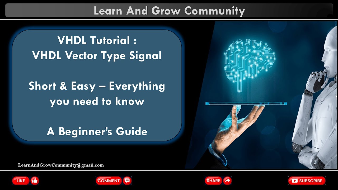 What is Vector Type Signal in VHDL? and How to use? | VHDL Tutorial