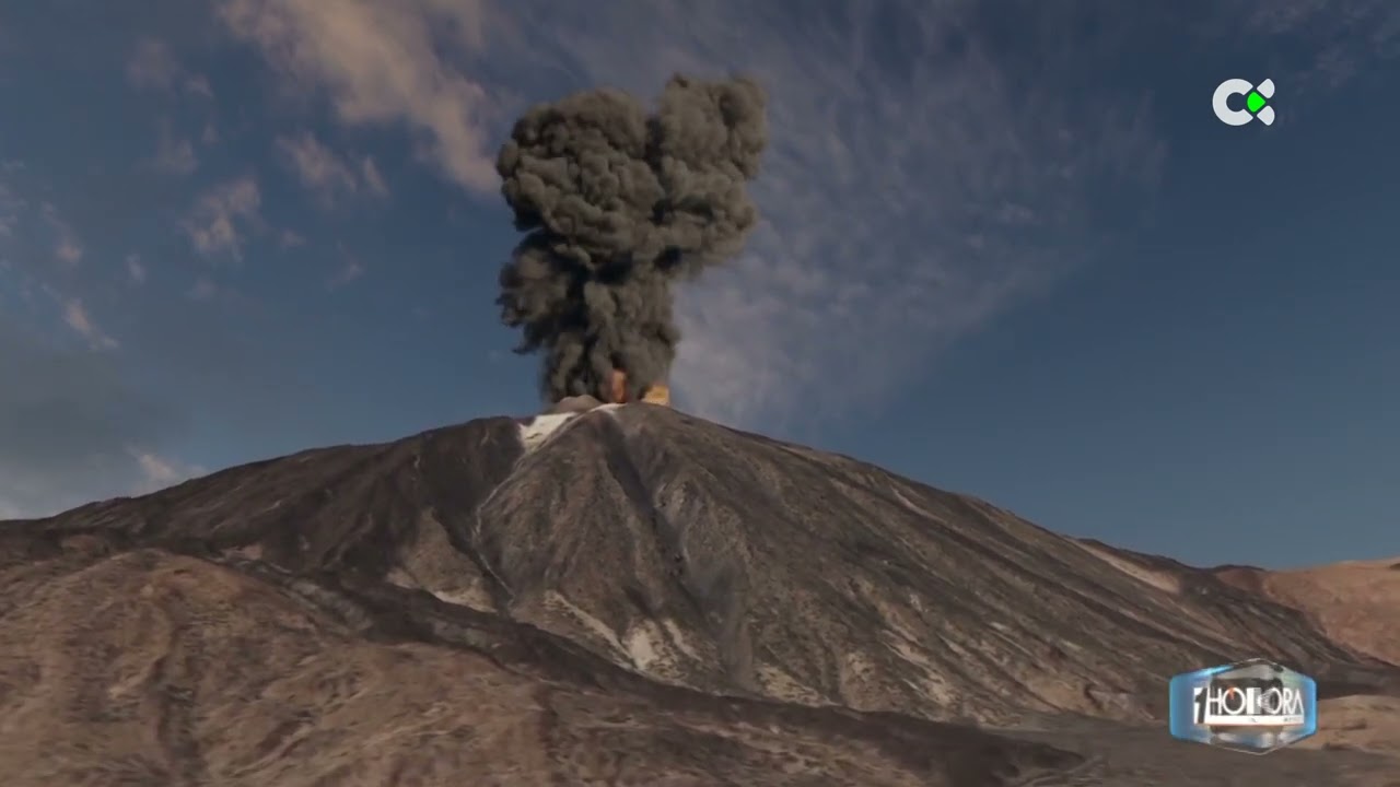 COMO SERÍA UNA ERUPCION PLINIANA EN EL TEIDE