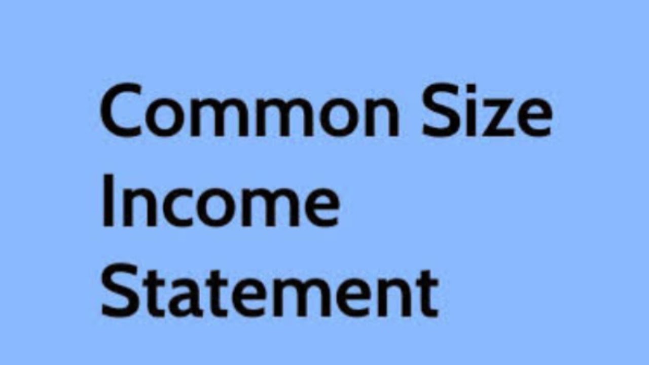 Common size income statement in tamil management accounting illustration no 3  @Ajaymanojvolgs