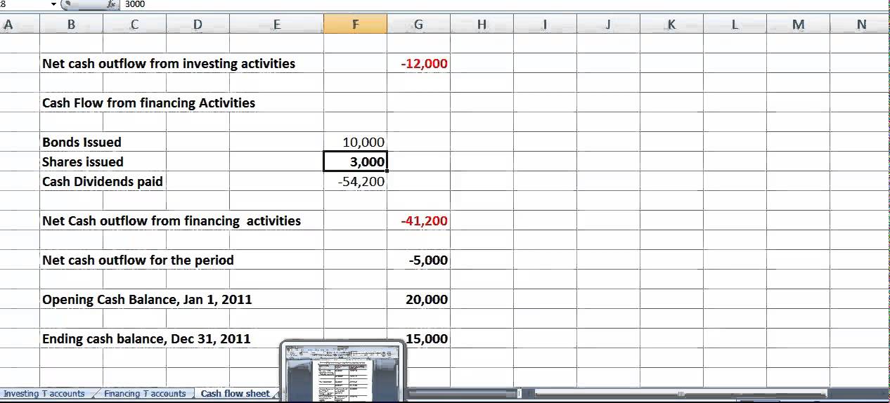 Cash Flow Chase Corporation:  Investing and Financing Cash Flows