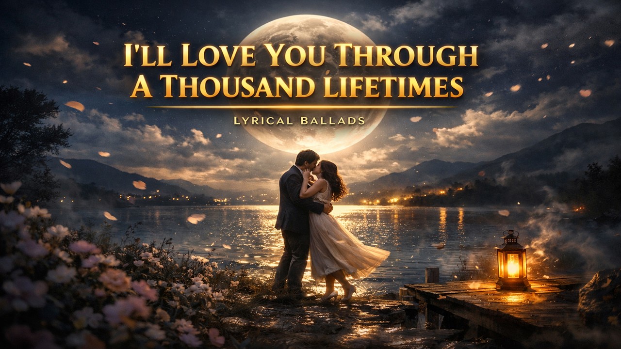 I’LL LOVE YOU THROUGH A THOUSAND LIFETIMES | Moonlight Love Ballad | LYRICAL BALLADS