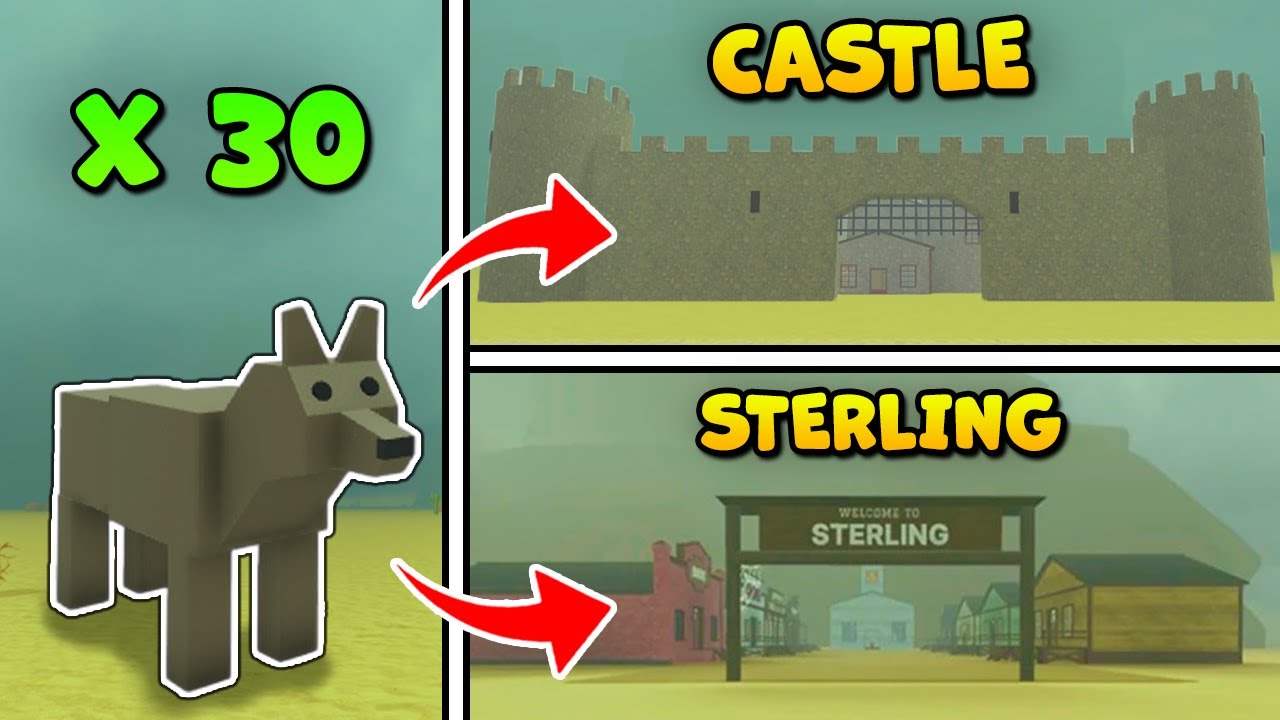 Dead Rails | Roblox | 30 Wolves vs Castle and Sterling