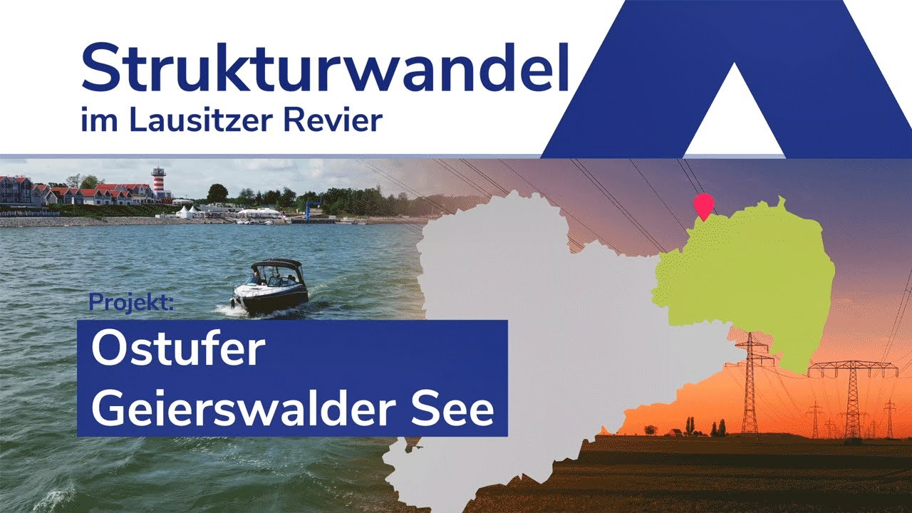 Ostufer Geierswalder See | Kommunales #Strukturwandel-Projekt im Lausitzer #Revier