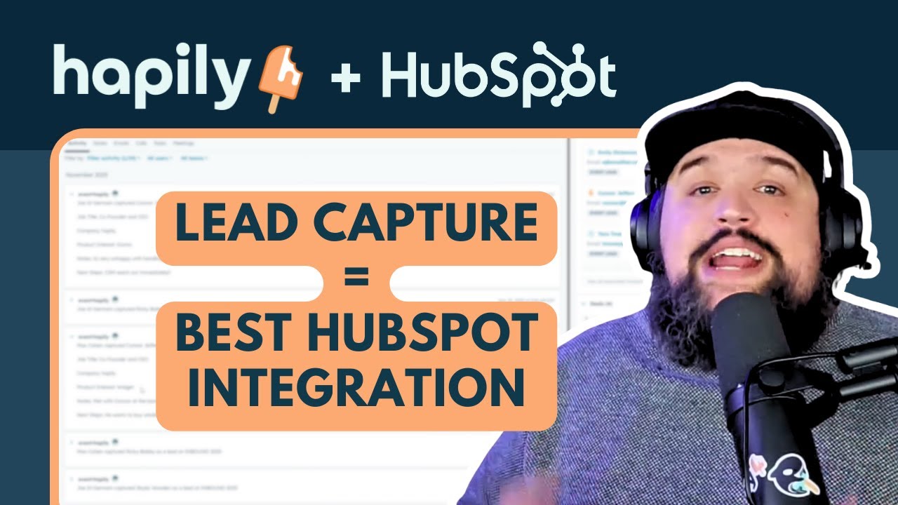 Why hapily Lead Capture is the Best HubSpot Integration for Events