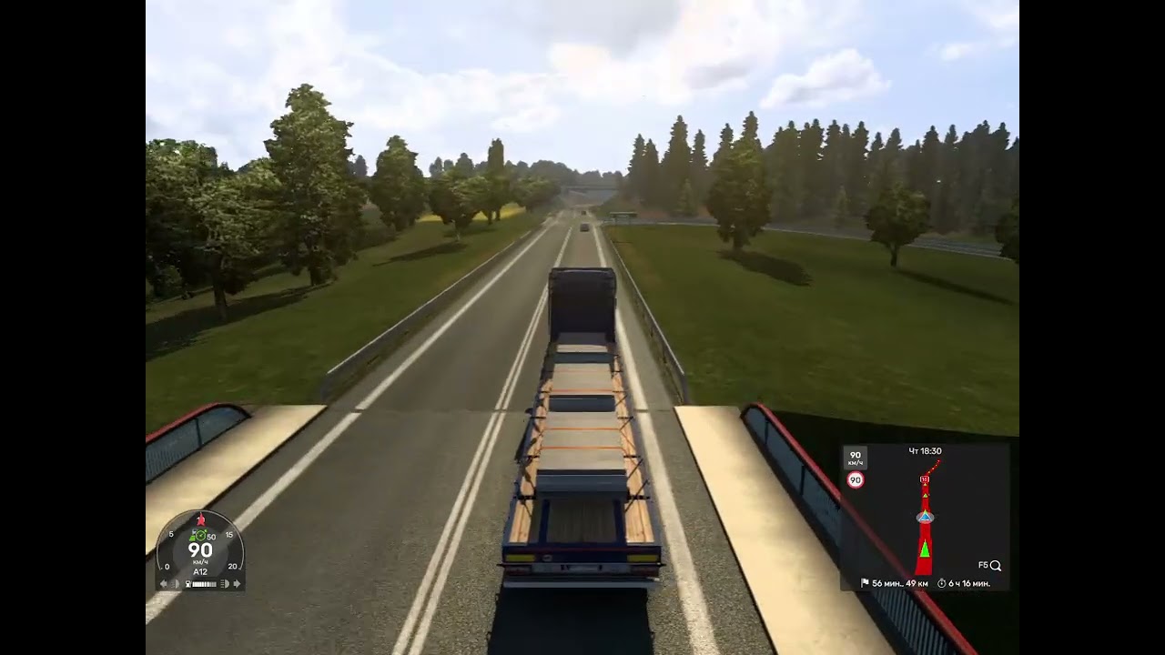 Euro Truck Simulator 2.***№2995.***.Тащим груз по Европе.