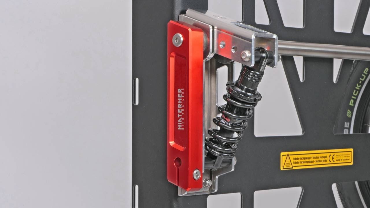 Bike trailer suspension | Fahrradanhänger Federung  | Remorque vélo suspension #Fahrradanhänger