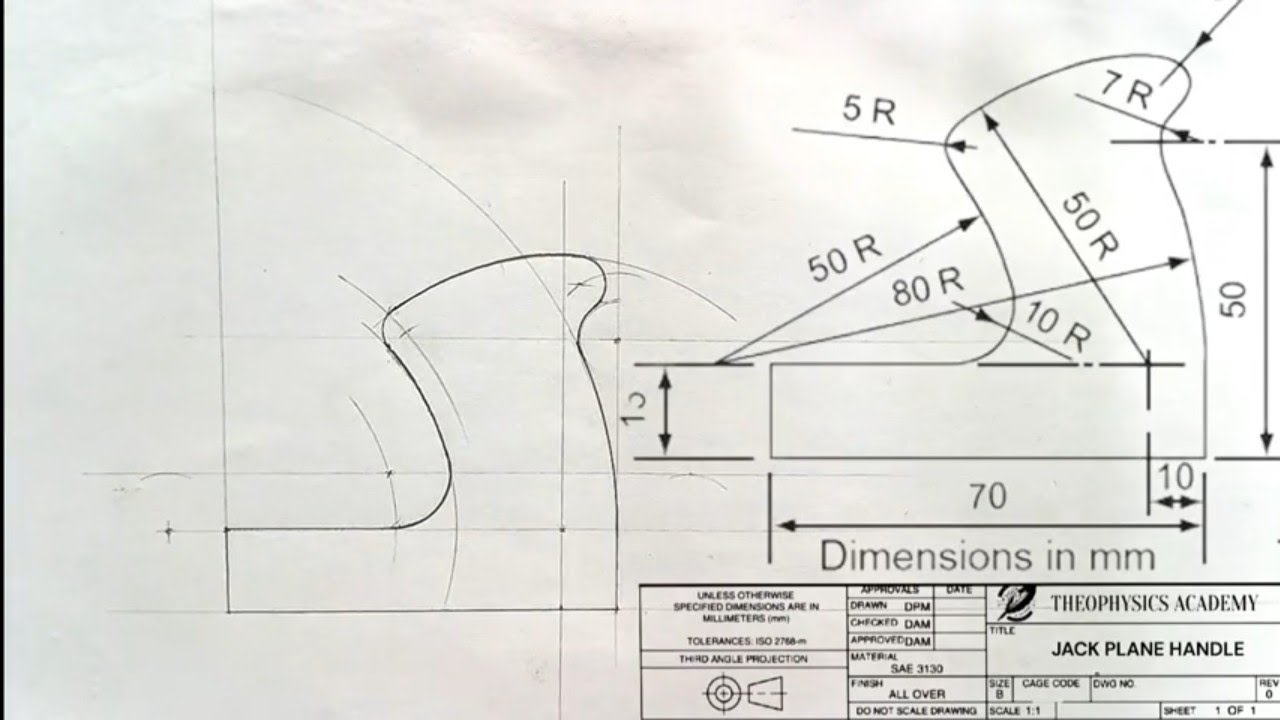 TANGENCY PROBLEM | JACK PLANE HANDLE 
