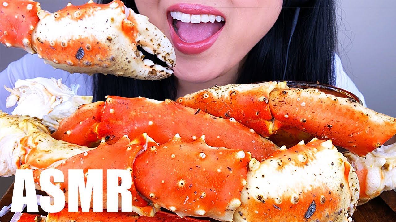 GIANT CRAB CLAW & KING CRAB LEGS ASMR | ASMR Phan