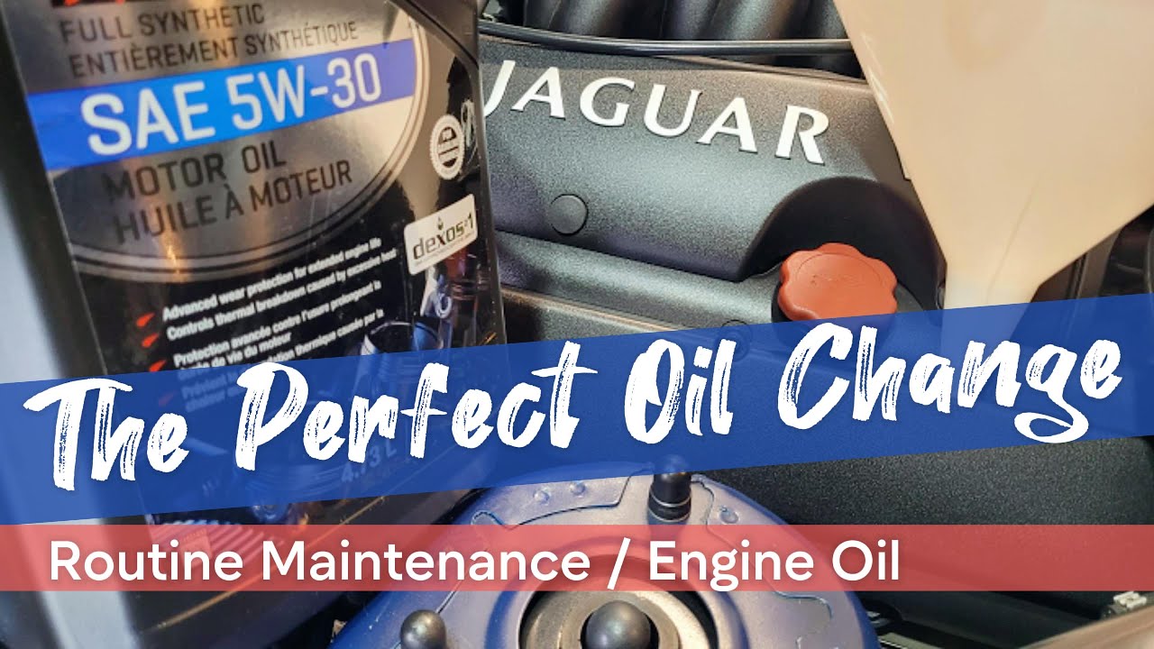 2001 Jaguar XK8 - AJ27 Engine Oil Change - Detailed step-by-step