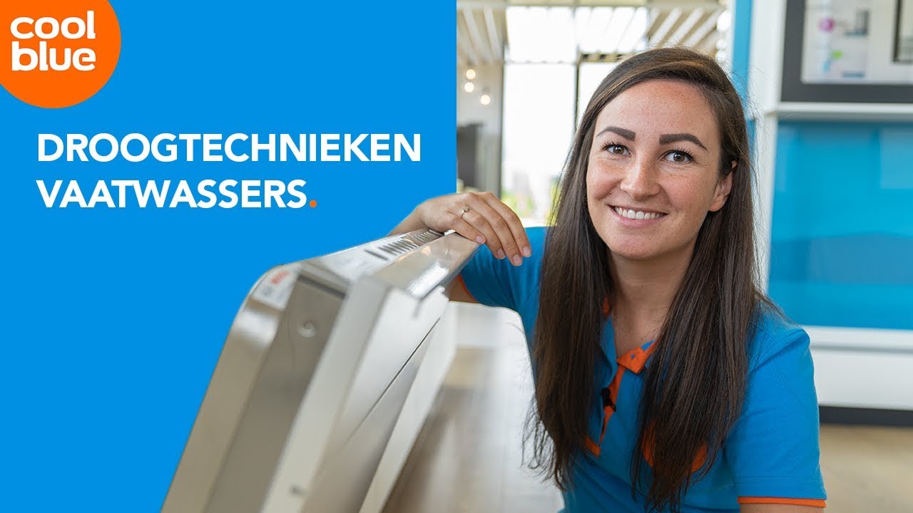 Wat zijn de droogtechnieken van vaatwassers?