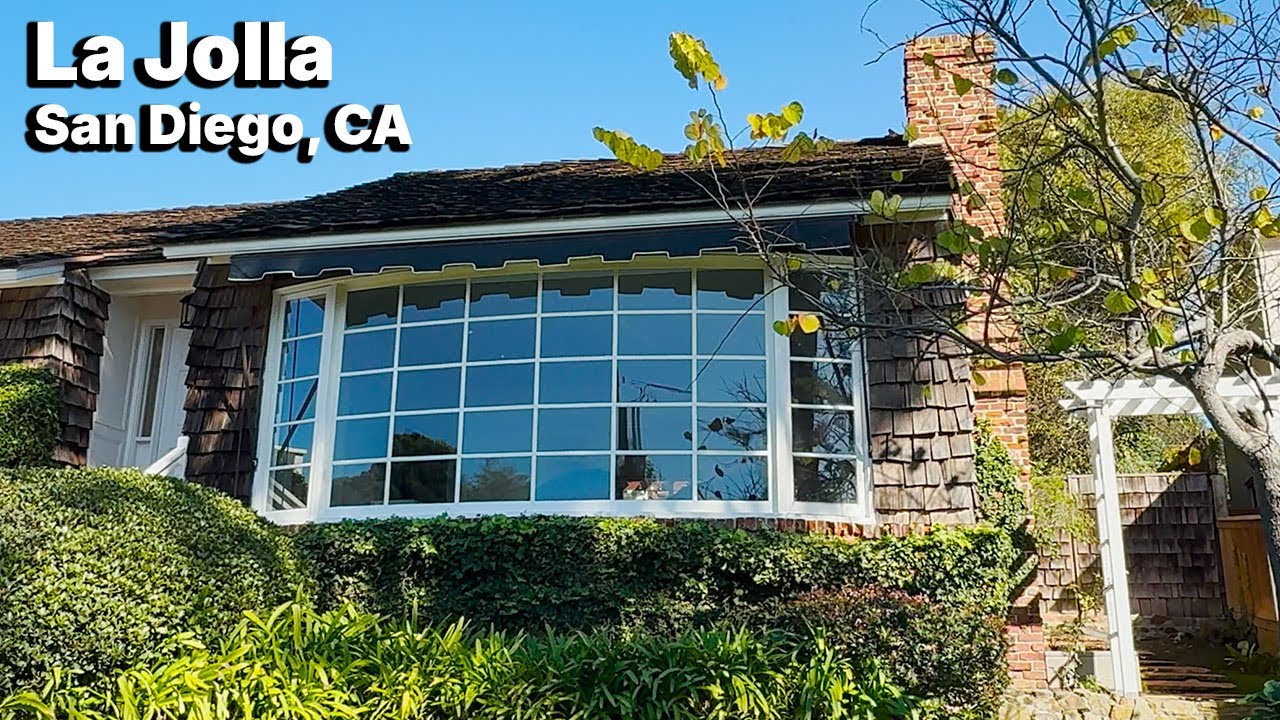 [4K] Bird Rock Neighborhood Stroll | La Jolla’s Trendy Blvd, Exquisite Homes & Rocky Coast