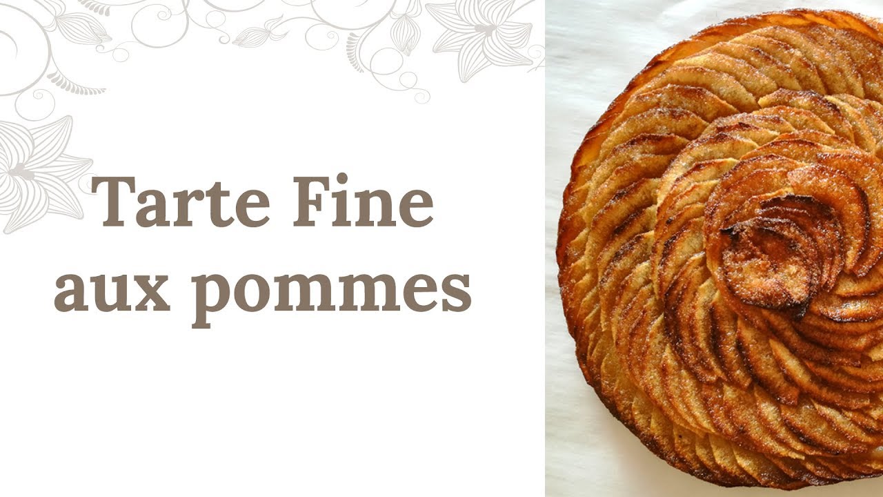 Tarte fine aux pommes-Tuto Pâtisserie