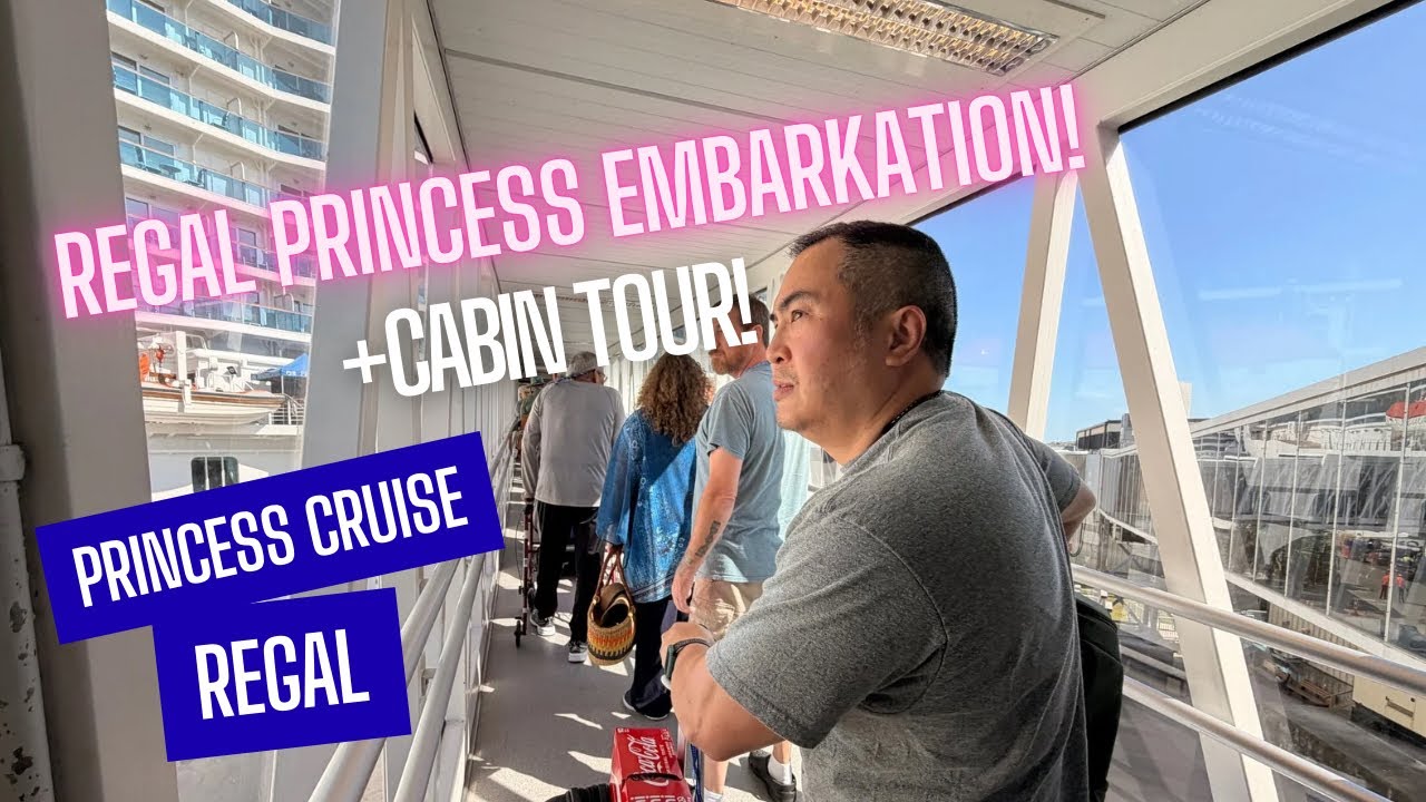Процесс посадки на круиз Regal Princess — полное руководство: тур от парковки до каюты 2025 (Галв...