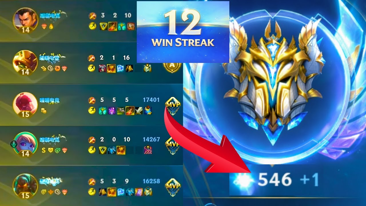 Wild Rift China — Ryannicole (Jungle Lane) Sovereign 546 on a 12 Win Streak (ENG SUB)