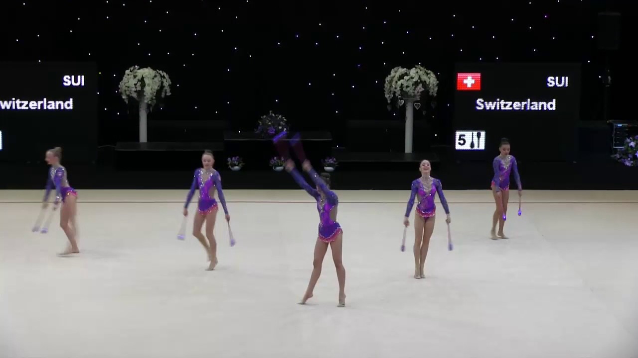 Miss Valentine 2017.FIG RG Junior Group Final.Switzerland.5-clubs.SUI