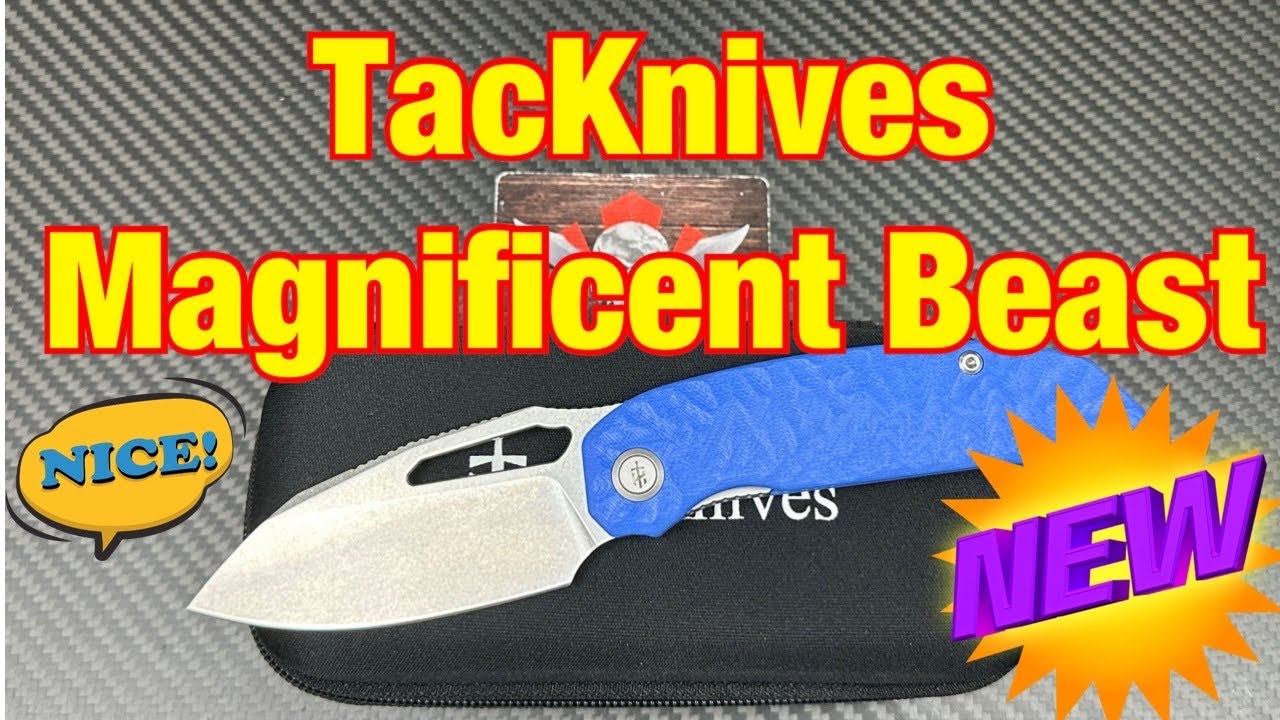 Нож TacKnives Magnificent Beast! Легко закрывается, отлично подходит для игр с откидным лезвием и...