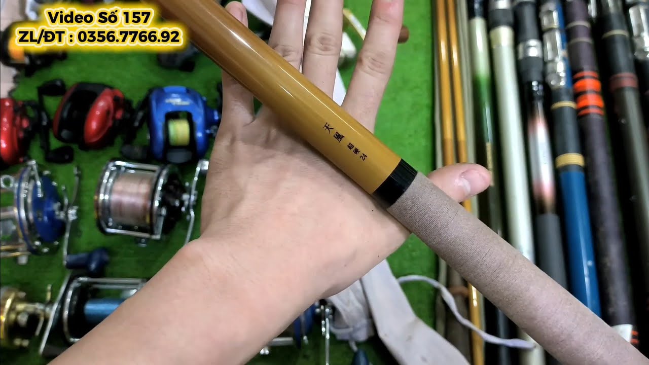 CUỐI TUẦN VIDEO 157 - M&Aacute;Y C&Acirc;U V&Agrave; CẦN NHẬT B&Atilde;I - CẦN TAY SHIMAMO V&Agrave;NG 7M2 NHẬT XỊN 🇯🇵