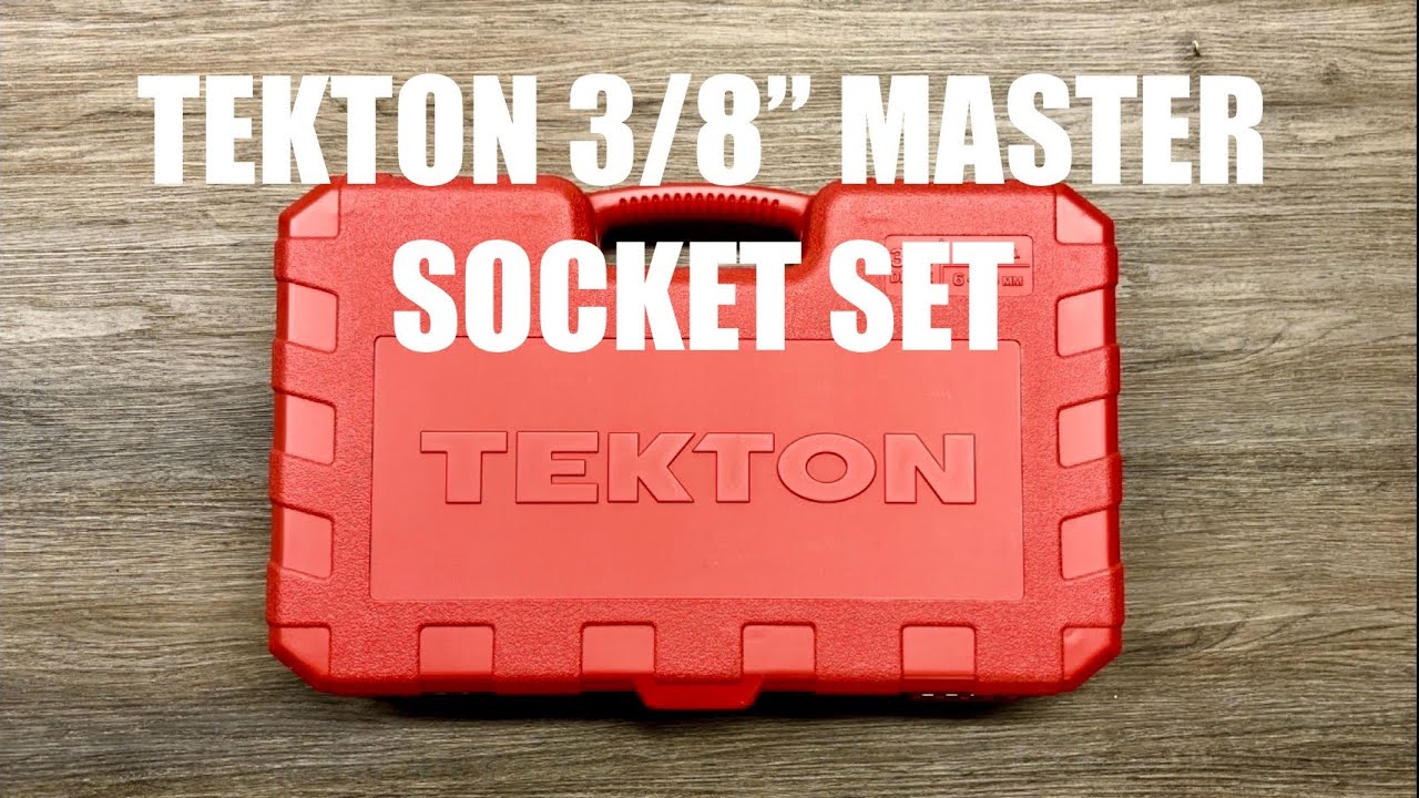 Обзор набора головок Tekton 3/8&rdquo; Master