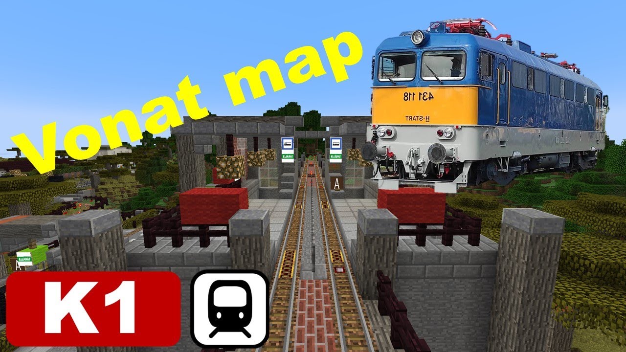 Vonat map 1.3 / K1-es Vonal bemutatása felgyorsítva!