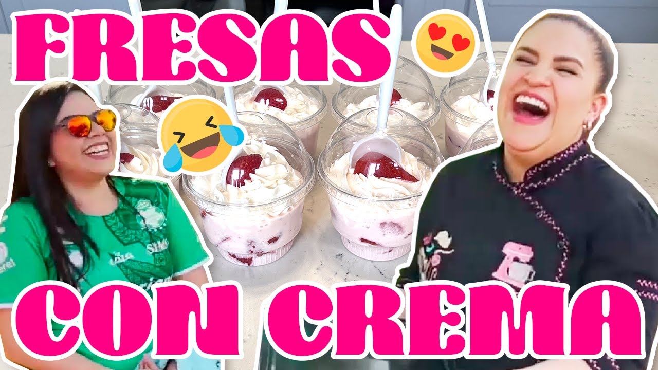 Como hacer fresas con crema | Como hacer vasos de fresas con crema para vender 🍓🍓🍓🍓🍓🍓🍓