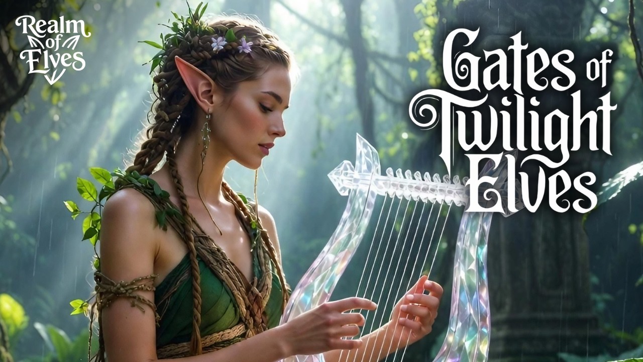 Gates of Twilight Elves | 1 Hour Fantasy Ambience Instrumental Music for Relaxing & Meditation