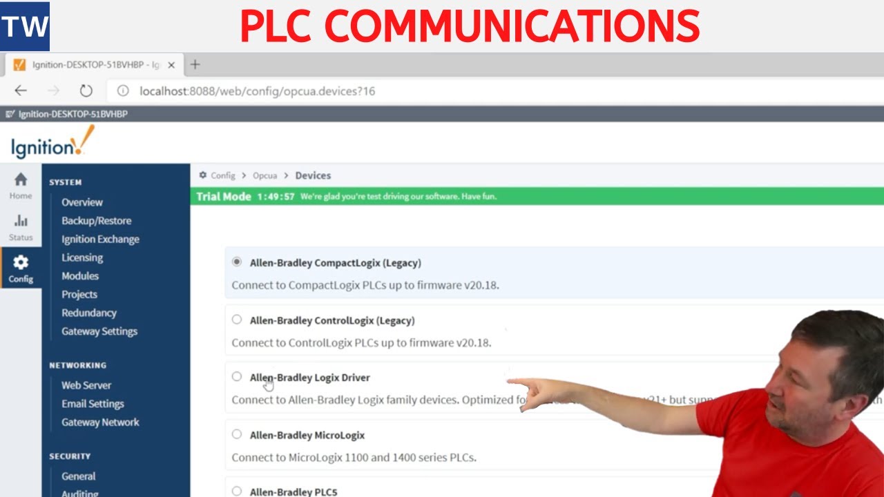 Ignition SCADA Device Configuration for Allen Bradley PLCs