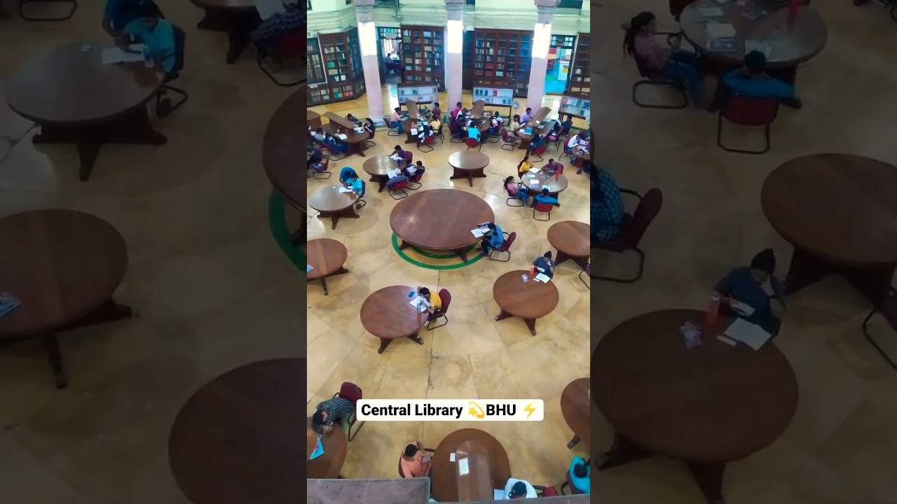 interesting view of BHU central library