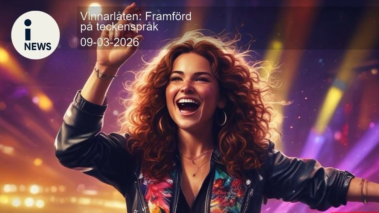 Vinnarlåten: Framförd på teckenspråk