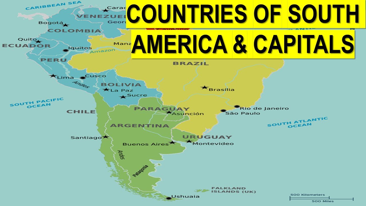 COUNTRIES OF SOUTH AMERICA & CAPITALS. Pronunciation.