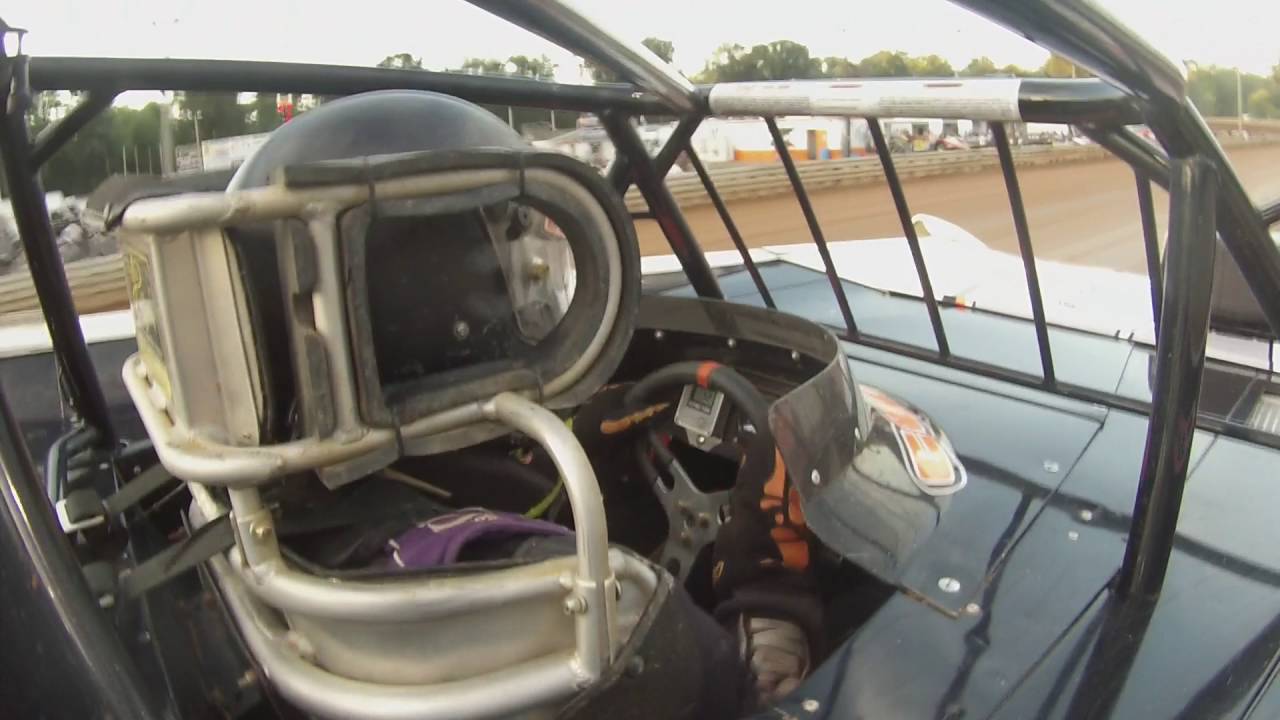 #66c Matt Cosner, time trials, cockpit view, Hagerstown Speedway 8-6-16