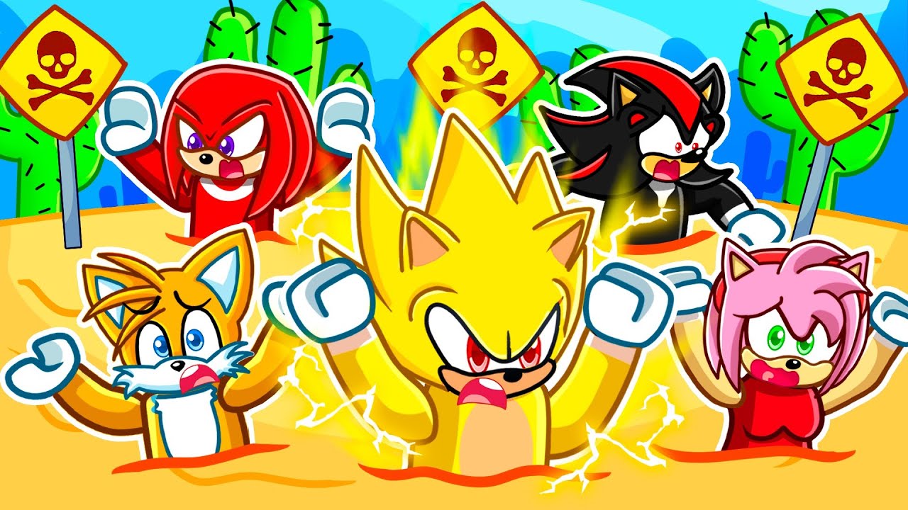 Me Convertí en SUPER SONIC en ARENAS MOVEDIZAS en Roblox!