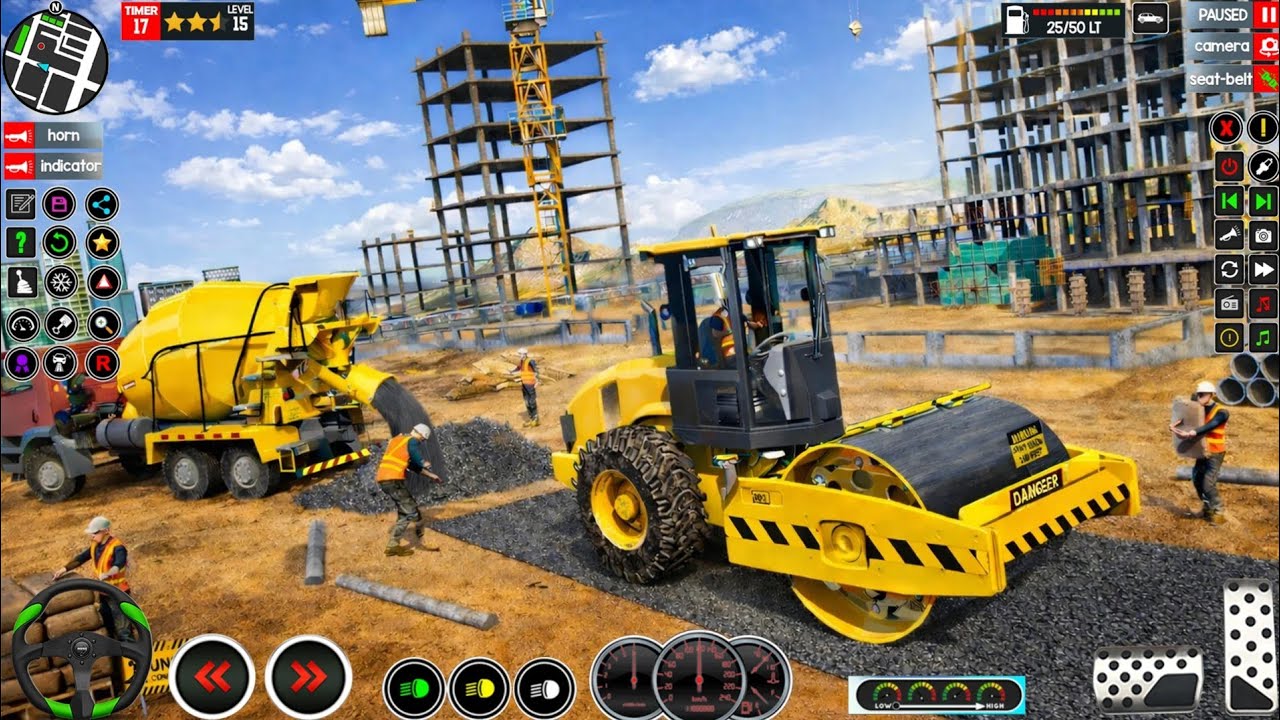 New Look Game Road Excavator Simulator Pro is an exciting construction Android Gameplay #excavator 