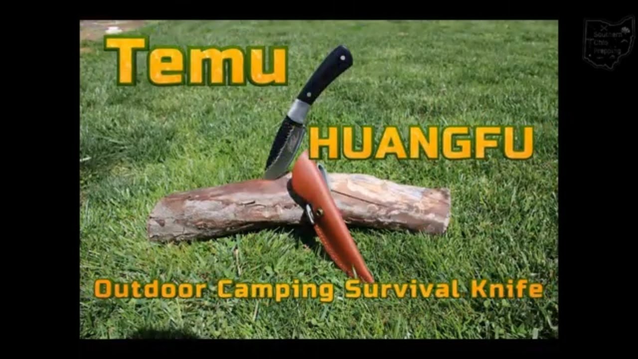 Temu HUANGFU Outdoor Camping Survival Knife