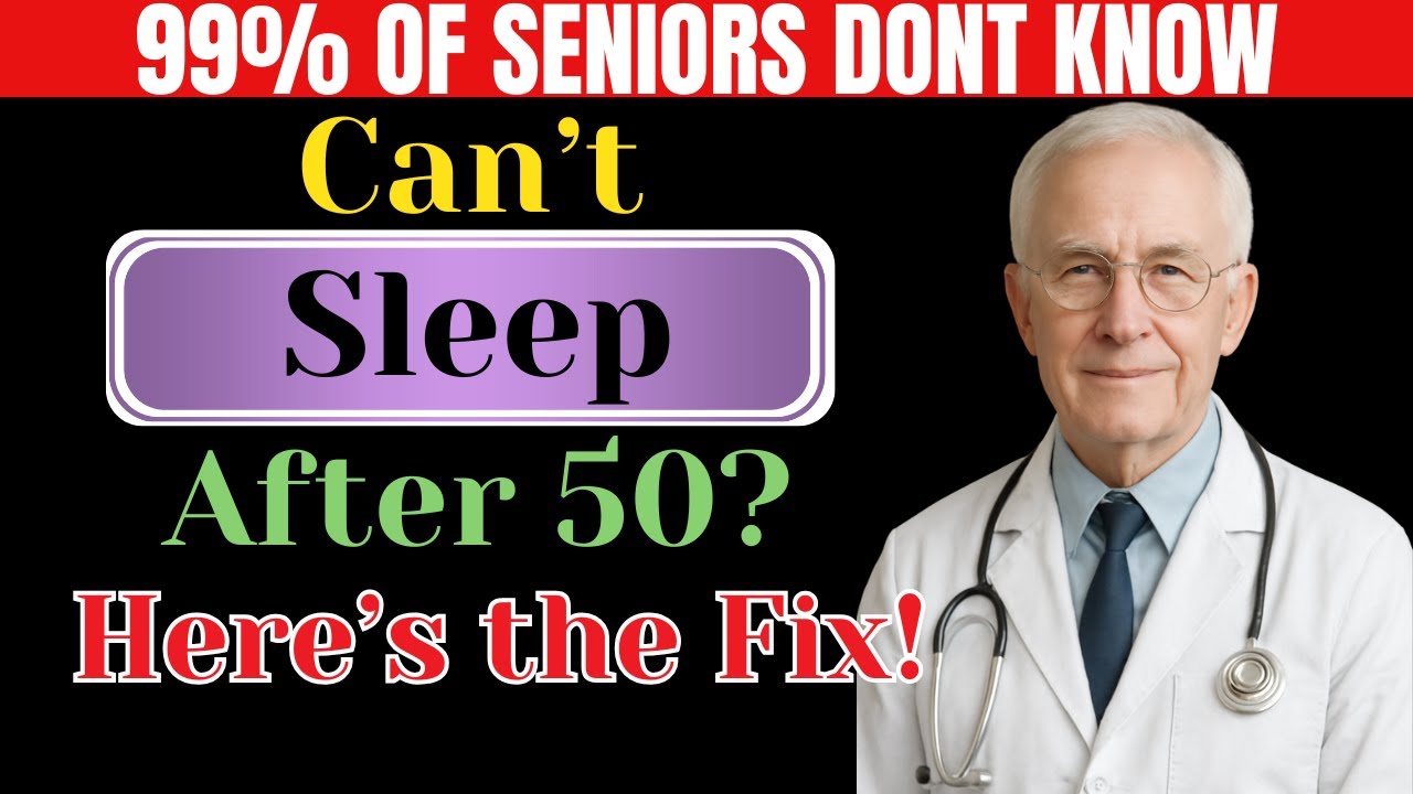 Why Do Men Over 50 Often Suffer from Insomnia? 6 Causes & 5 Natural Solutions That Work