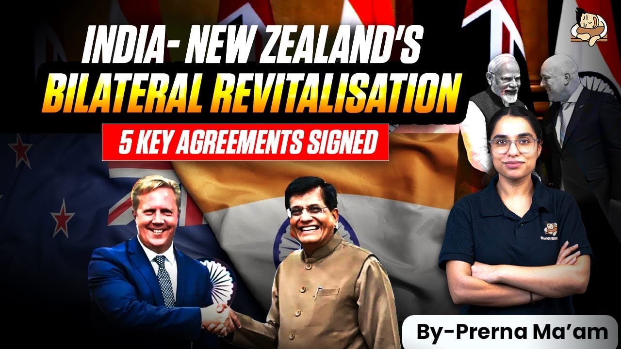 Must Know 5 Agreements between India- New Zealand