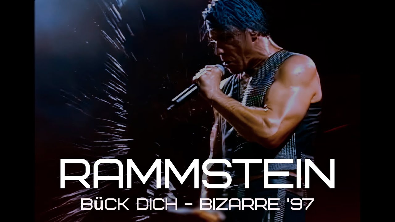 [4K] Rammstein - B&uuml;ck dich live at Bizarre '97 (Proshot)